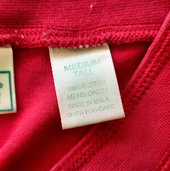 US made L.L.Bean short sleeve Henley shirt Men's M - Picture 5 of 10